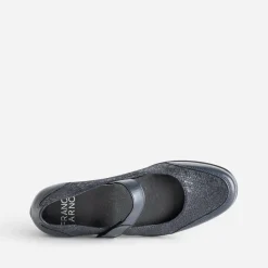 Babies compensée FRANCE ARNO marine cuir