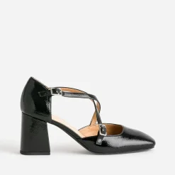 Babies noire brides croisées