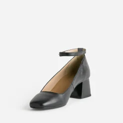 Babies noire en cuir