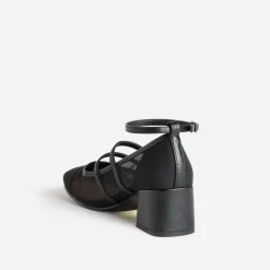 Babies noire résille à talon