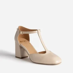 Babies salomé beige vernie à talon