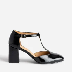 Babies salomé noire vernie à talon