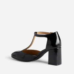 Babies salomé noire vernie à talon