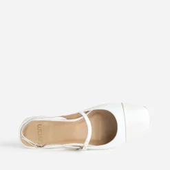 Babies slingback écrue cuir