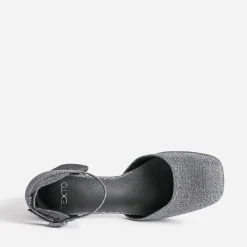 Babies TEXTO argentée à plateforme