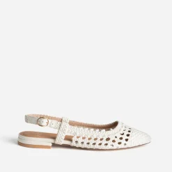 Ballerine cannage écru