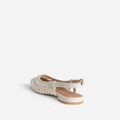 Ballerine cannage écru