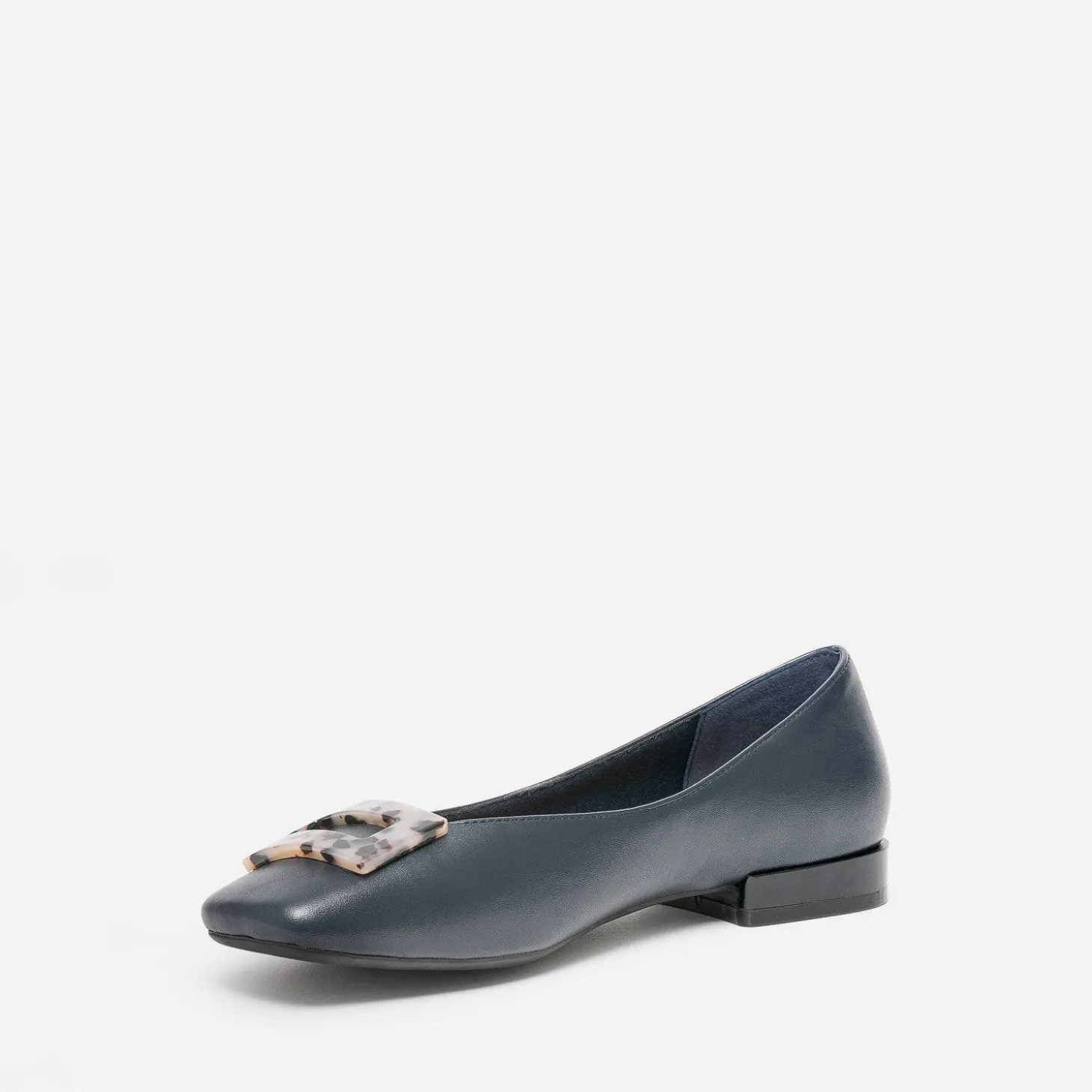 Ballerine marine décor écailles