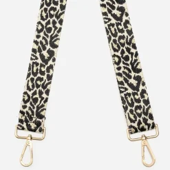 Bandoulière amovible TEXTO beige motif léopard pour sac