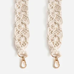 Bandoulière TEXTO beige façon macramé