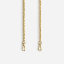 Bandoulière-chaînette métal doré amovible