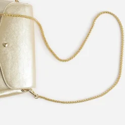 Bandoulière-chaînette métal doré amovible