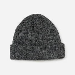 Bonnet gris tricot chiné Homme