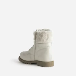 Boots à lacet BUGGY beige fourré