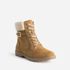 Boots à lacet BUGGY camel suédé