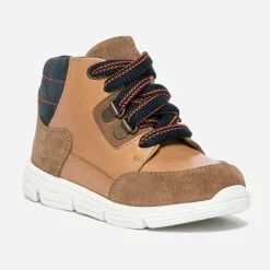 Boots à lacet BUGGY camel en cuir