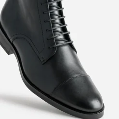 Boots à lacet ERAM FLEX noir cuir