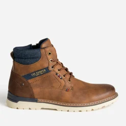 Boots à lacet LEE COOPER marron