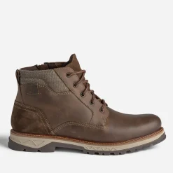 Boots à lacet TBS marron en cuir