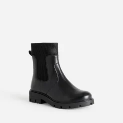 Boots BUGGY noir en cuir