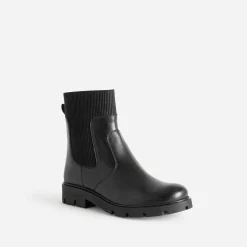 Boots BUGGY noir en cuir