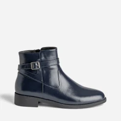 Boots marine éco-conçu avec bride cheville