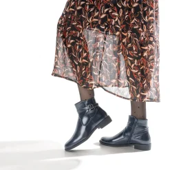 Boots marine éco-conçu avec bride cheville