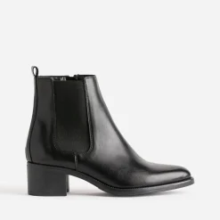Boots noir en cuir