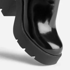 Boots TEXTO noir éco-conçu à semelle crantée