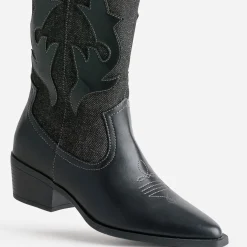 Botte TEXTO denim gris esprit santiag