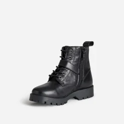 Bottine BUGGY noire boucle-coeur