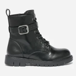 Bottine noire avec bride