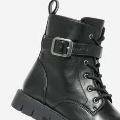 Bottine noire avec bride