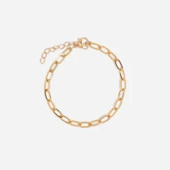 Bracelet jaune métal