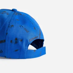 Casquette bleue et marine à motifs voitures