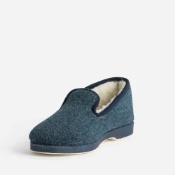 Charentaise bleue fourrée