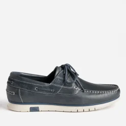 Chaussure-bateau TBS marine en cuir