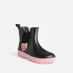 Chelsea boots BE ONLY noire patch cœur