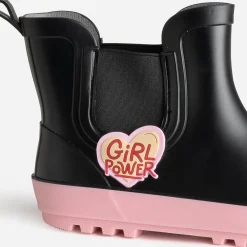 Chelsea boots BE ONLY noire patch cœur