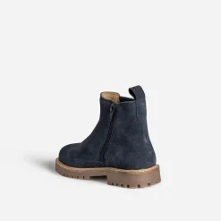 Chelsea boots BUGGY marine cuir velours