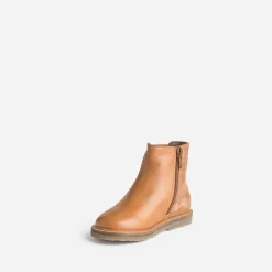 Chelsea boots éco-conçu BUGGY cognac en cuir