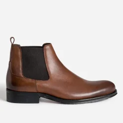 Chelsea boots cognac cuir