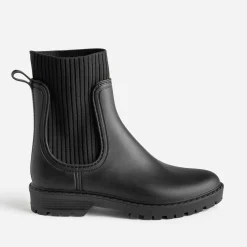 Chelsea boots de pluie noir
