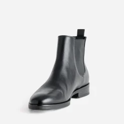 Chelsea boots ERAM FLEX noir en cuir