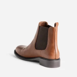 Chelsea boots marron clair