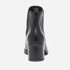 Chelsea boots noir en cuir éco-conçu