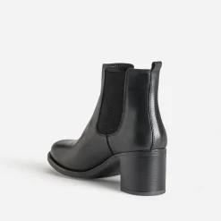 Chelsea boots noir en cuir