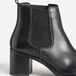 Chelsea boots noir en cuir