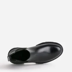 Chelsea boots TEXTO noir éco-conçu en cuir