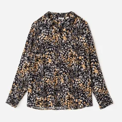 Chemisier femme TEXTO effet léopard